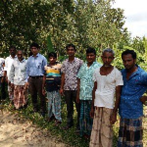 কলা বাগান পরিদর্শন